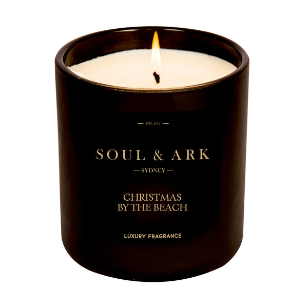 Black Matt Soy Christmas Candle SOUL & ARK