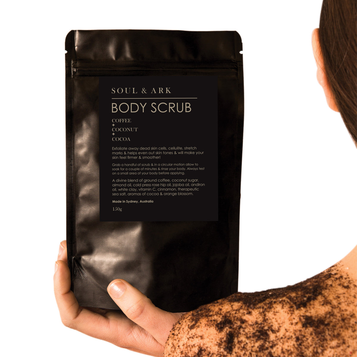 Soul & Ark Body Scrub - Coffee + Coconut + Cocoa - Ultimate Body Care